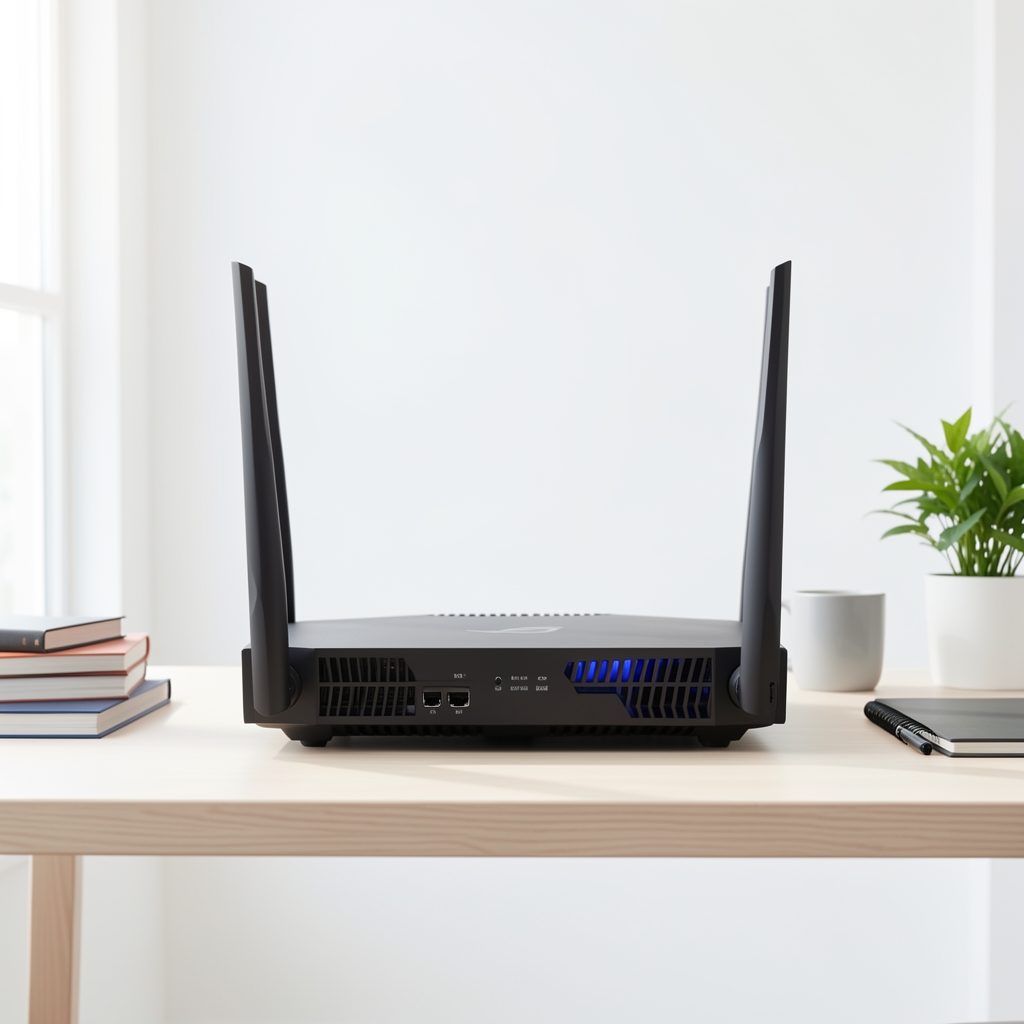 Router gaming ASUS ROG Rapture GT-AX11000 tri-band Wi-Fi 6 negru cu opt antene externe ajustabile