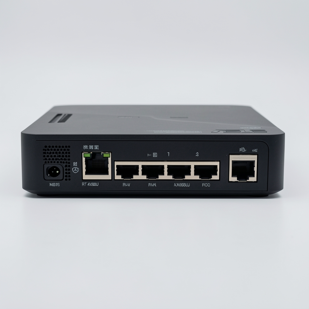 ASUS RT-AX88U Pro spate cu porturi ethernet
