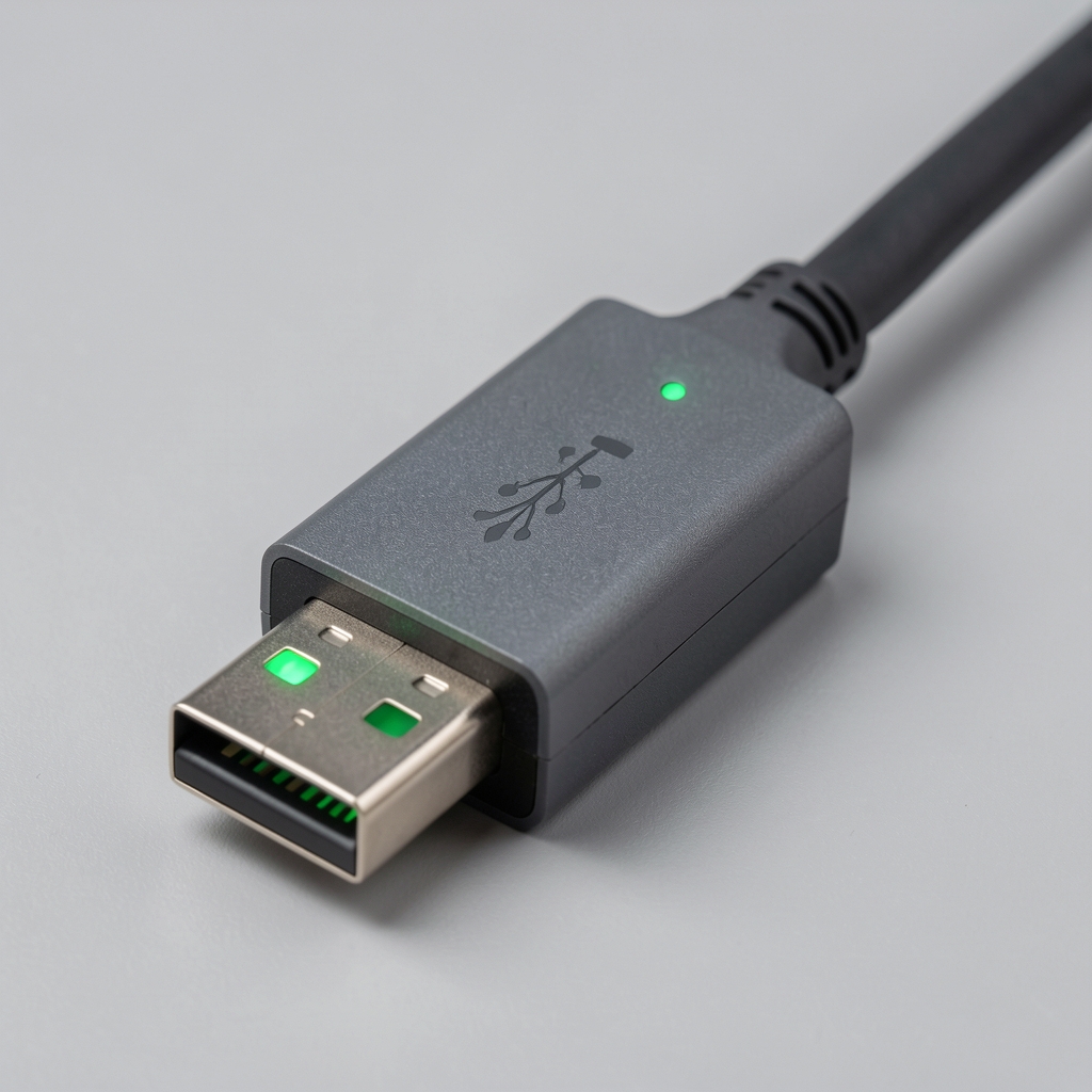 Adaptor USB 3.0 Gigabit TP-Link UE306 cu conector USB-A și LED verde indicator activitate rețea