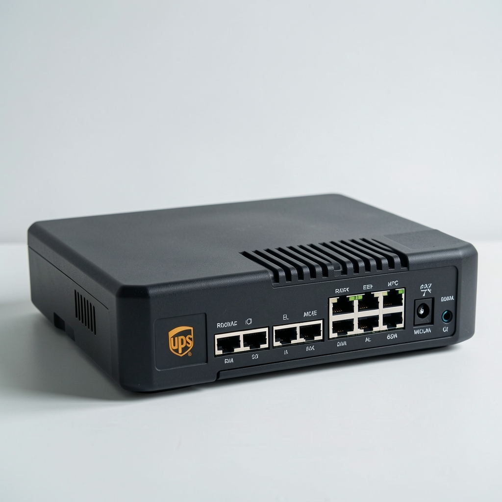 UPS APC Back-UPS 650VA pentru protecție echipamente de rețea router și switch